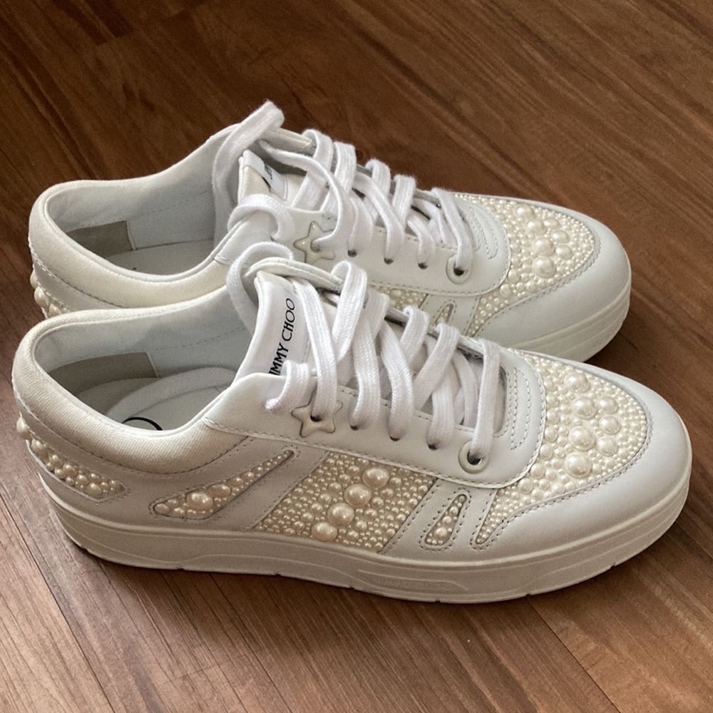 Jimmy Choo Hawaii Pearl Sneaker